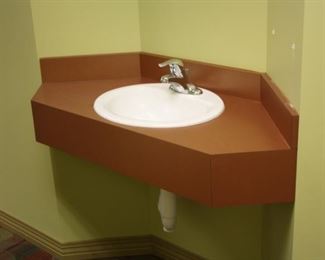 Corner Sink and Counter
