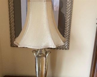 Pretty gilt lamp