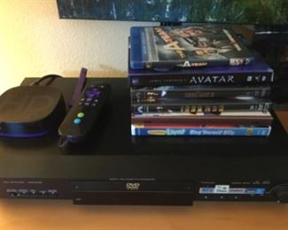 DVDs, Roku
