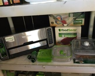Food saver unit with loads of supplies