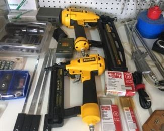 DeWalt nailers super power plus lots etc.
