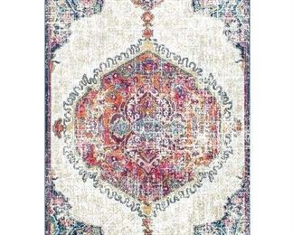 5'X7.5' Nuloom Maranda Vintage Medallion Area Rug
