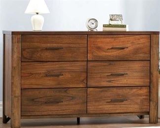 Loon Peak Cayuse 6 Drawer Double Dresser