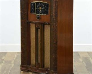 Zenith Art Deco Tube Radio W Rotor Wavemagnet