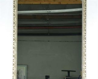 Carved Whitewashed Provincial Frame Mirror 2