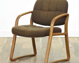 The Hon Co. Mid Century Modern Sled Armchair