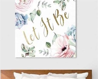 House Of Hampton 'Let It Be' Graphic Art Print