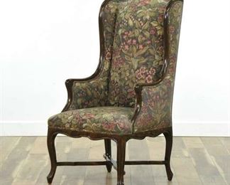 Freman Designs Queen Anne Style Wingback Armchair