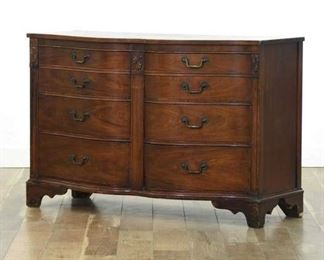 American Traditional Long Dresser W Florette Detail