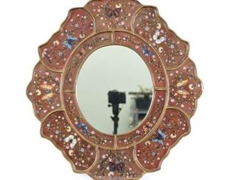 Peruvian Folk Frame Mirror