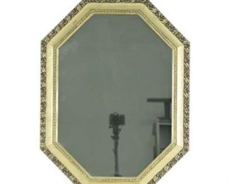 Carved Octagonal Gilt Frame Mirror