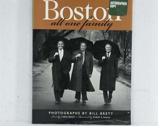 Boston All One Family- Bill Brett Signed First Edition