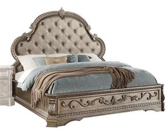 Leanos Upholstered King Size Footboard Only
