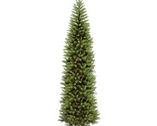 9' Kingswood Fir Pencil Artificial Christmas Tree
