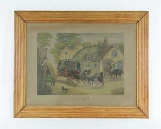 Framed Vintage Reproduction Print
