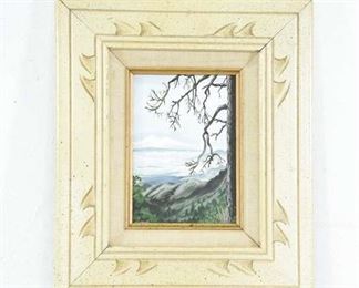 Acrylic/Board Small Framed Original Artwork