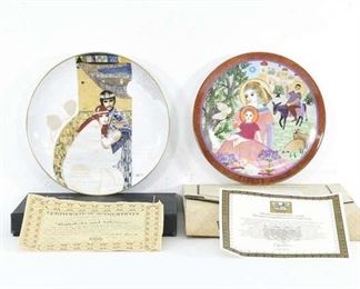Pair Mix Decorative Plates- Knowles, Konigszelt Bayern