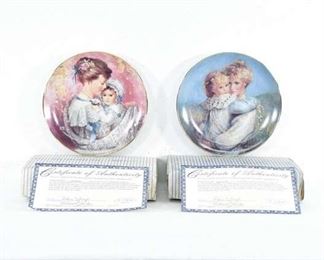 Pair Wj George Mother'S Day Decorative Plates