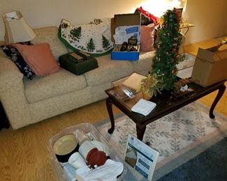Sofa, Vintage Christmas