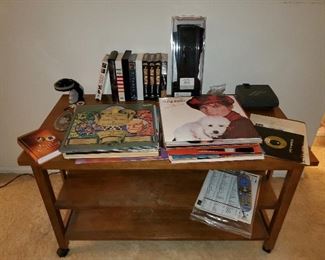 Coffee Table and Records