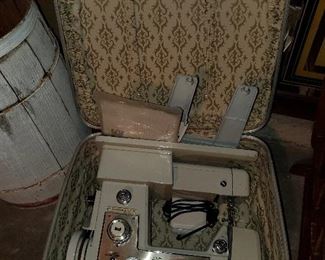 JCPenney Sewing Machine With Holder