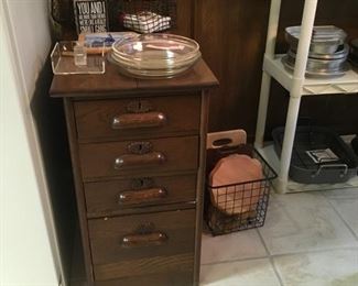 small wood cabinet