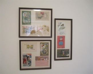 FRAMED POST CARDS