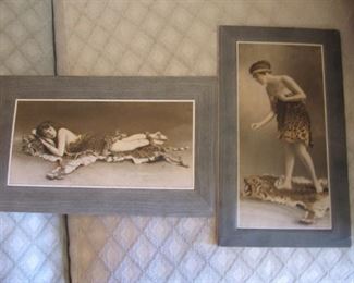 LADIES ON TIGER RUGS