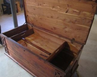 INSIDE CEDAR CHEST