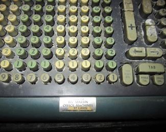 DETAIL OF ADDING MACHINE