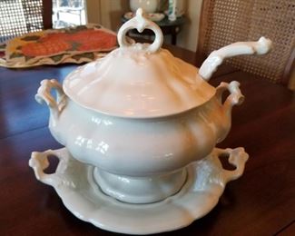 Vintage Redclift Ironstone 4pc  Tureen