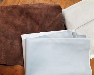 suede and leather hides