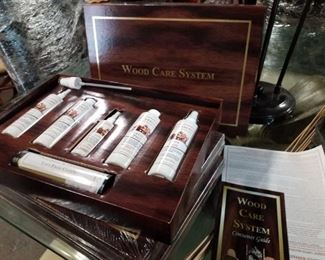 Furniture care kit, wood care system