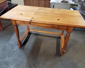 knotty pine table/ desk