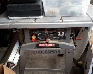 Craftsman saw, tools