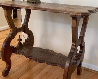 Antique Oak Victorian Table