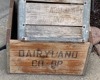 Antique Advertising Crates 