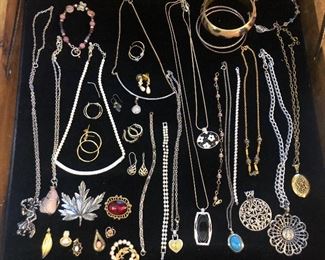 Selection of Sterling & Costume Jewelry