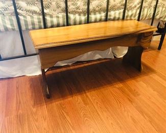 Handmade solid wood bench - GORGEOUS