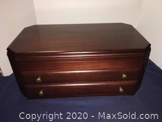 Solid Cherry Jewelry Chest