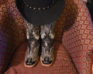Rodeo King Hat & Corral Boots