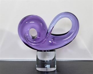 Studio Seguso Arte Verto Signed Murano Glass Sculpture