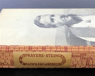 Gertrude Stein Signed 1st Edition Portraits & Prayers