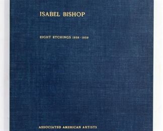 Isabel Bishop Collection 8 Etchings Signed Numbered
