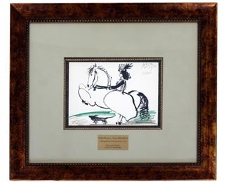 Picasso "Toros Illustration" Signed Lithograph