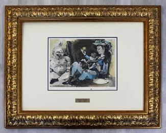 Picasso "At the Circus VII" Signed Lithograph