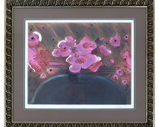 Peter Max "Marilyns Flowers" 1980 Lithograph 115/165