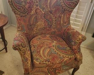 Wingback chair as is -$25