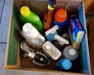 Box of misc. cleaning supplies -$10
A6