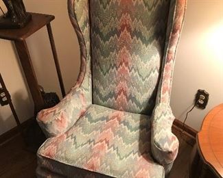 Hi Back Upholstered Chair $ 62.00